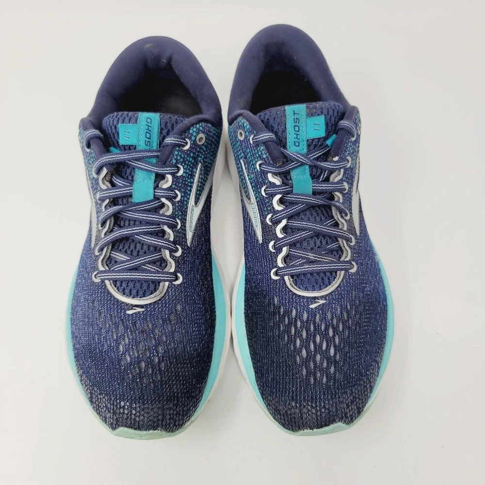 Brooks Ghost 11 Women's Sneakers Sz 9.5 B Running Shoes Navy Blue Casual